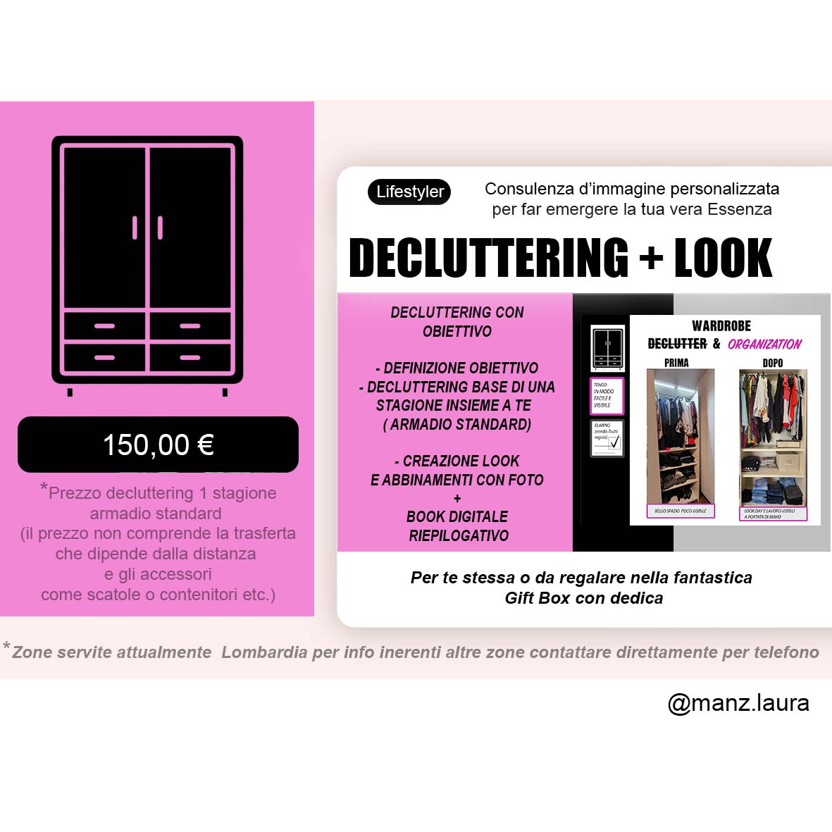 Consulenza DECLUTTERING + LOOK