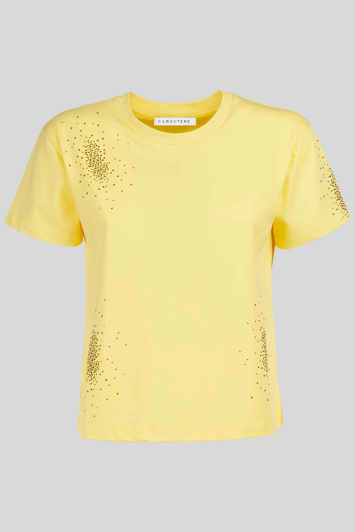 T-SHIRT COTONE CON STRASS