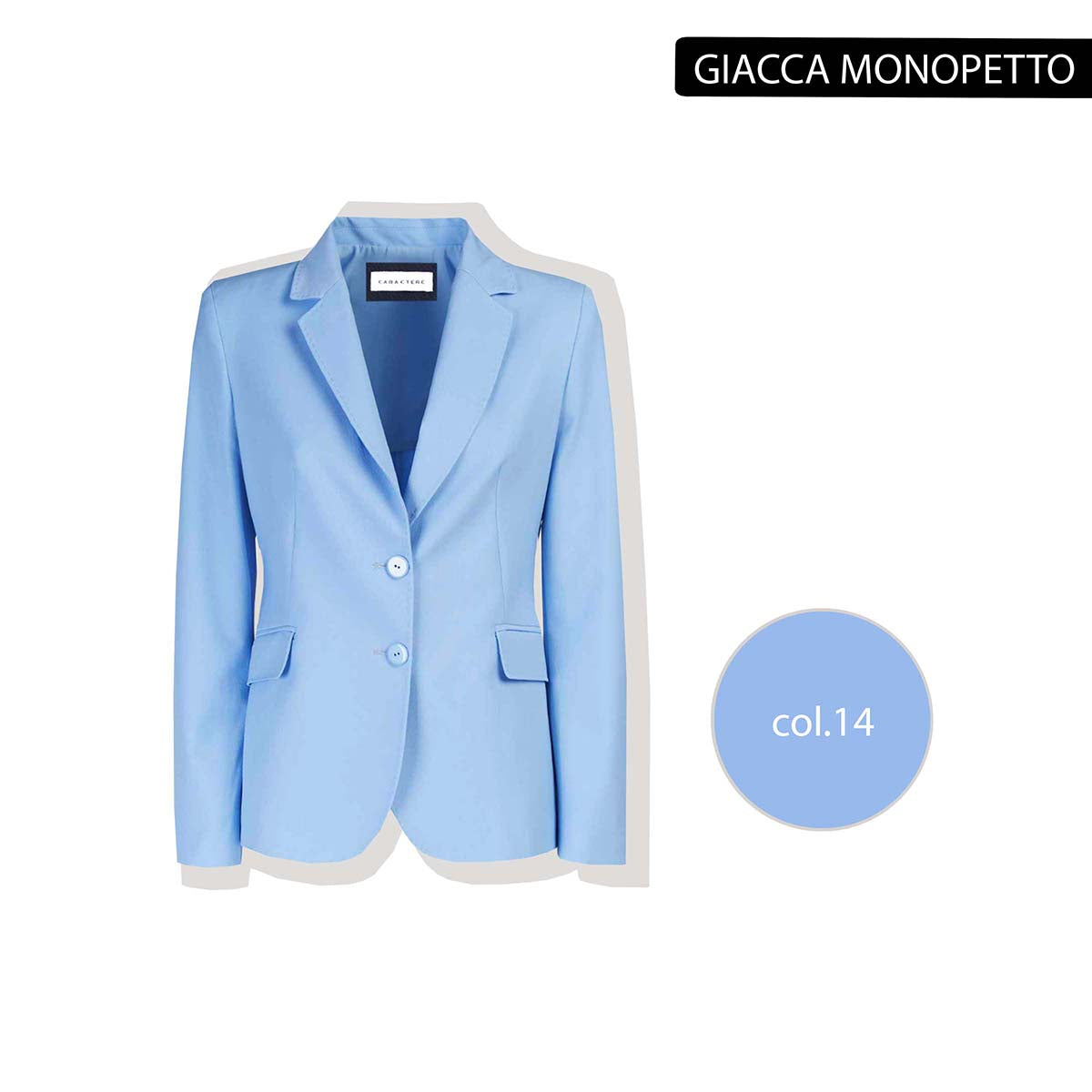 BLAZER MONOPETTO STRETCH