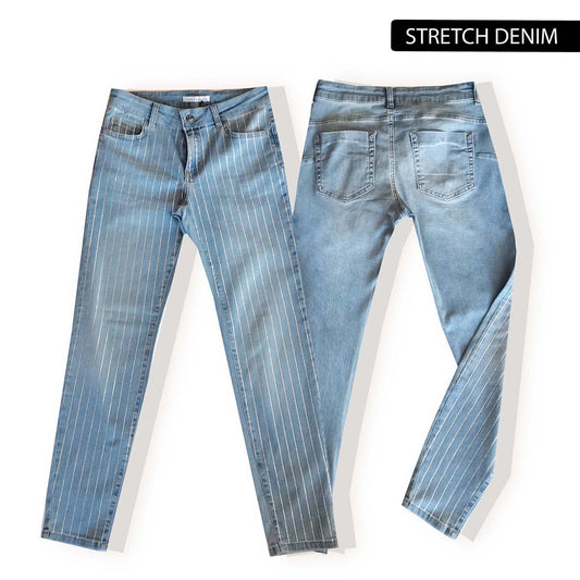 JEANS STRETCH CON STRASS