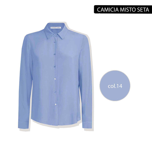 CAMICIA CELESTE ESSENTIAL