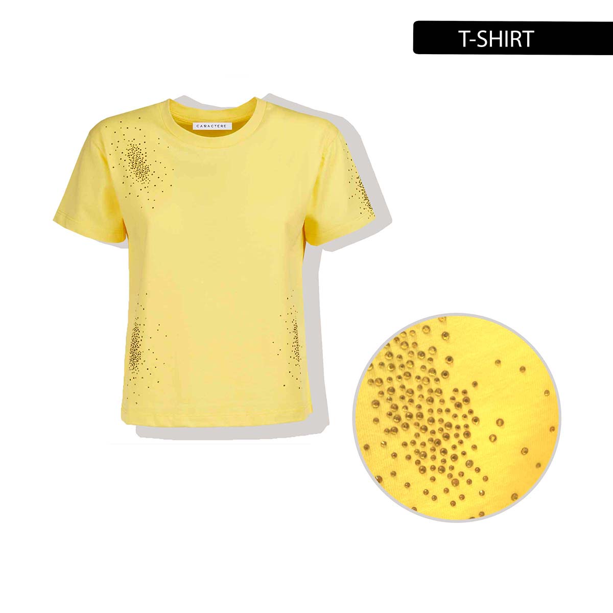 T-SHIRT COTONE CON STRASS