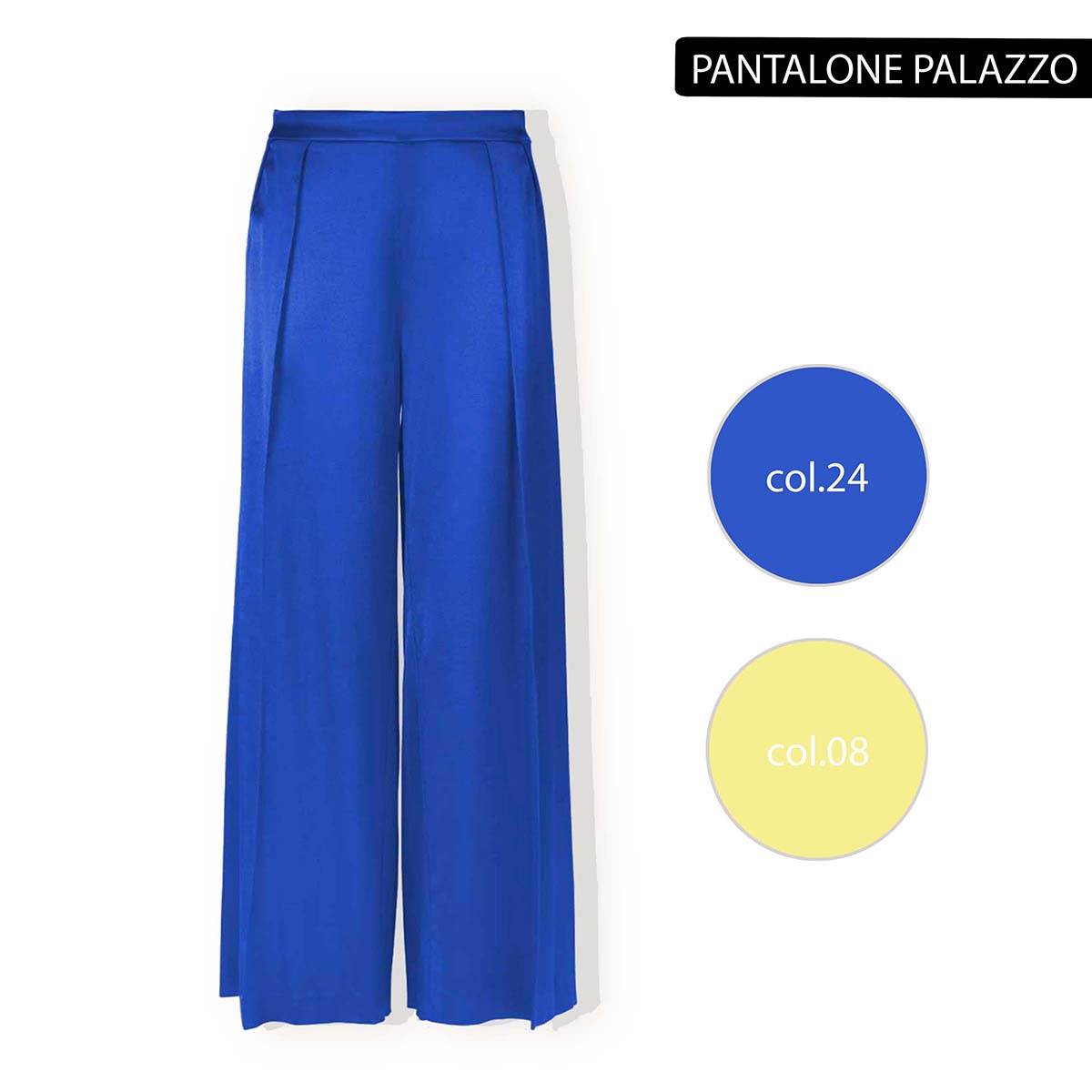 PANTALONI IN RASO