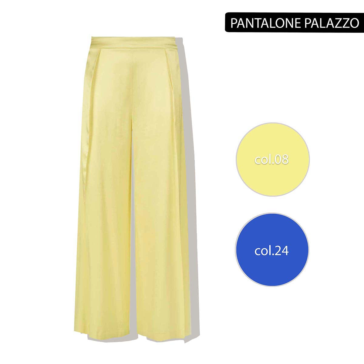 PANTALONI IN RASO